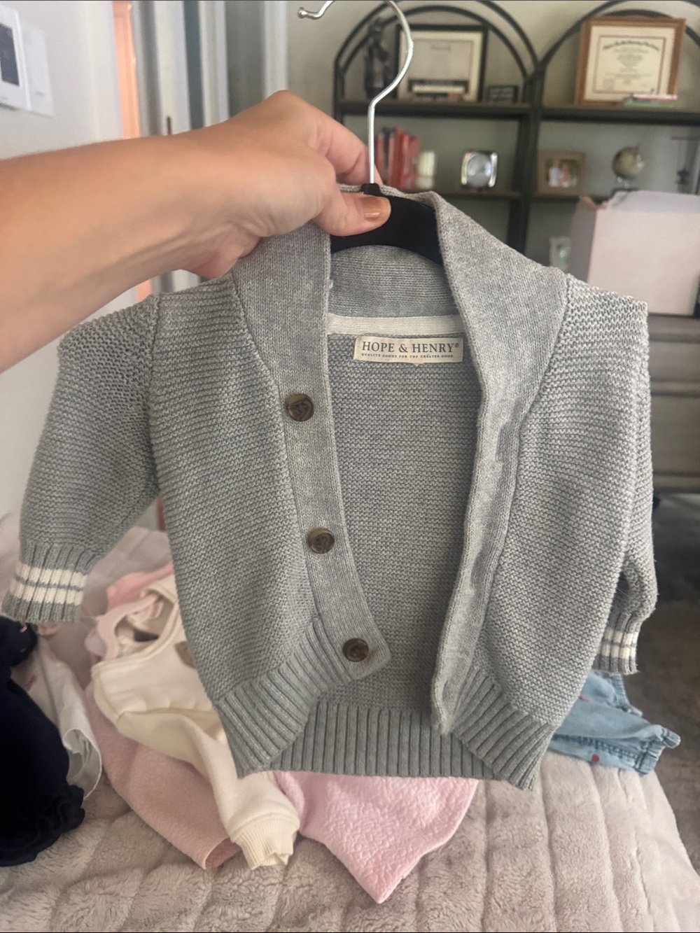 BabyGray Knit Cardigan